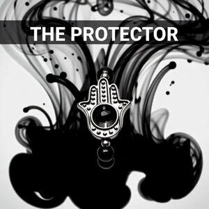 Hamsa Hand + Black Stone Beaded Ring! Protections + Blessings! Custom Size Avail